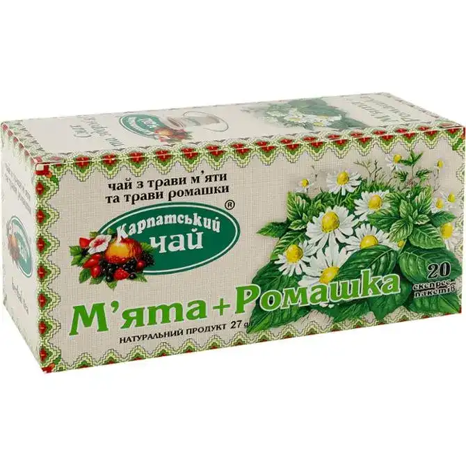 Чай з ромашки і м’яти: користь та вплив на здоров’я організму?