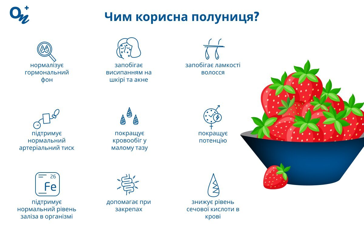 Чи корисна полуниця: досліджуємо користь і можливу шкоду ягоди