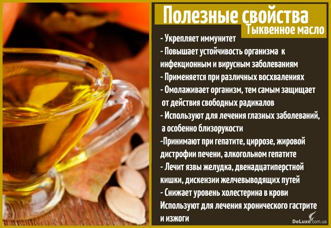 Гарбузова олія: яка користь для здоров’я та застосування?