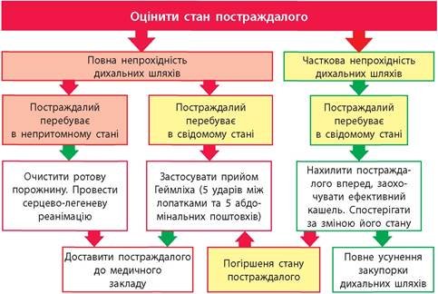 Як надавати домедичну допомогу при повній непрохідності дихальних шляхів?