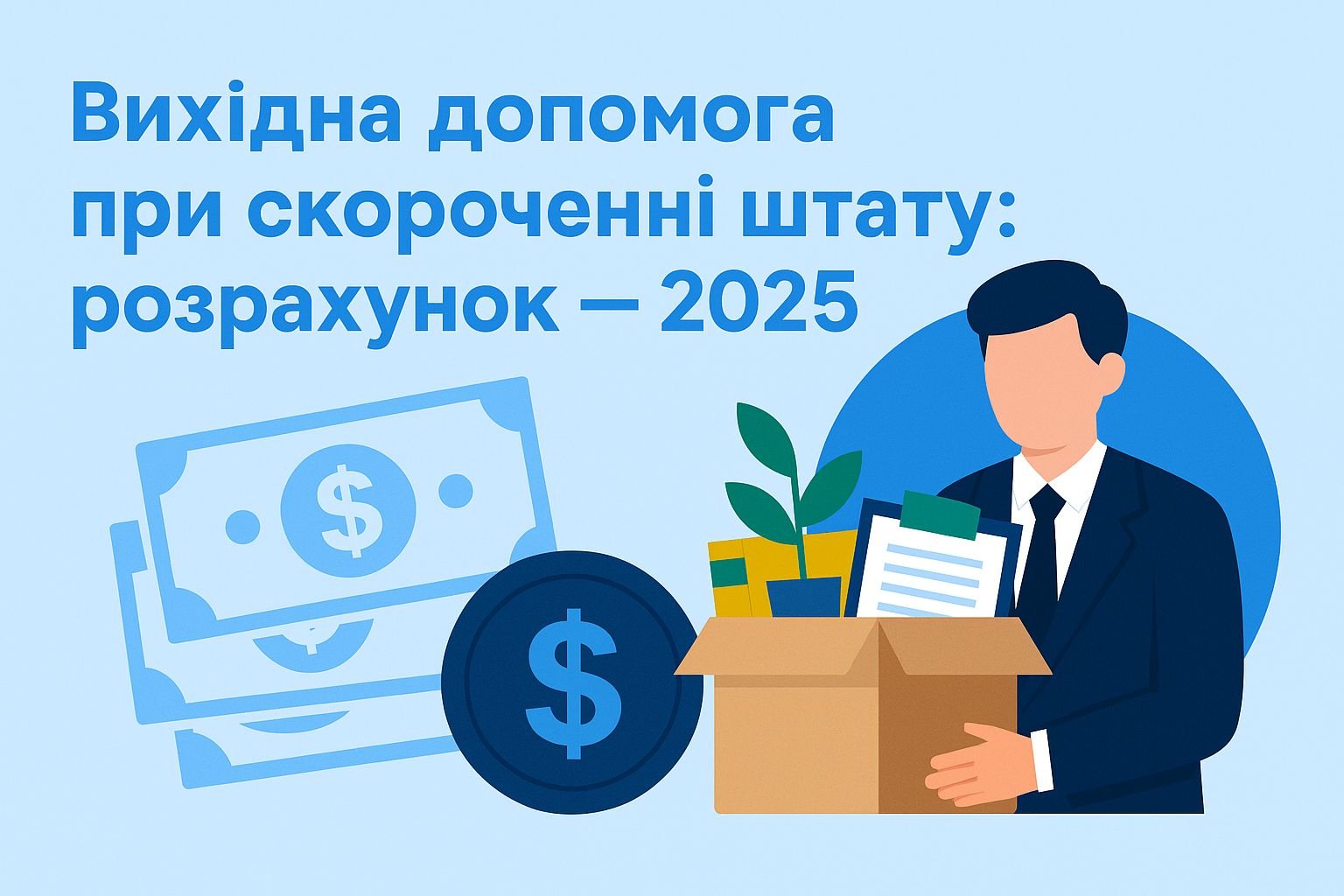 Вихідна допомога при скороченні 2025: Як розрахувати та отримати?