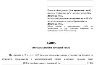 Наслідки відкликання позовної заяви: що варто знати юристам?