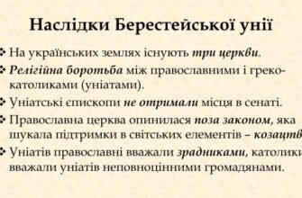 Наслідки Берестейської унії: вплив на українську церкву та суспільство
