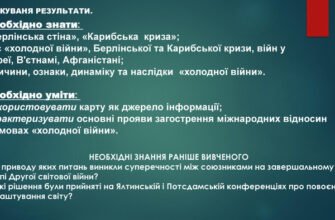 Наслідки холодної війни: вплив на сучасний світ та міжнародну політику