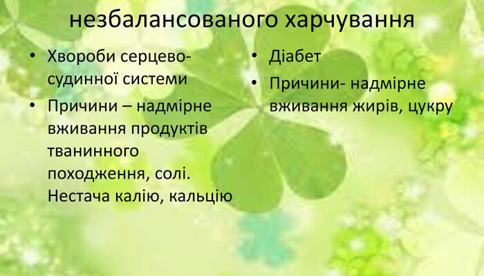 Наслідки незбалансованого харчування: вплив на здоров’я та самопочуття