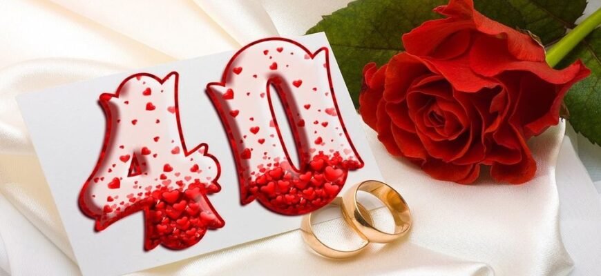Чи можна святкувати 40 років весілля: традиції та поради ювілярам Чи можна святкувати 40 років весілля: традиції та поради ювілярам