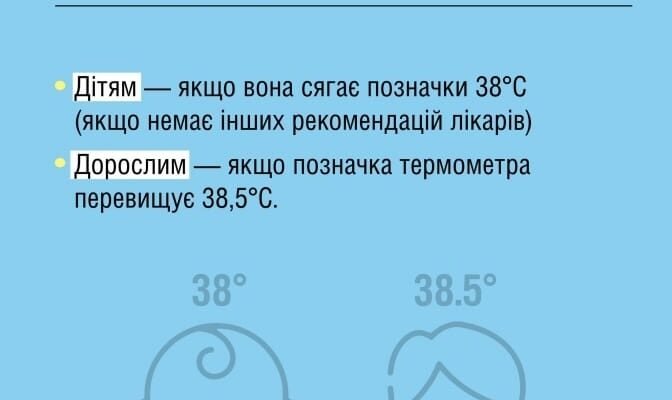 Чи можна збивати температуру 38: рекомендації та поради лікарів