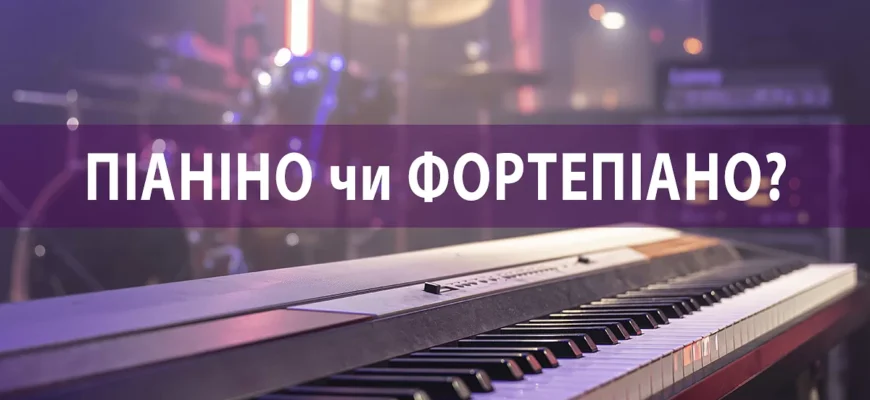 Різниця між піаніно та фортепіано: що слід знати?