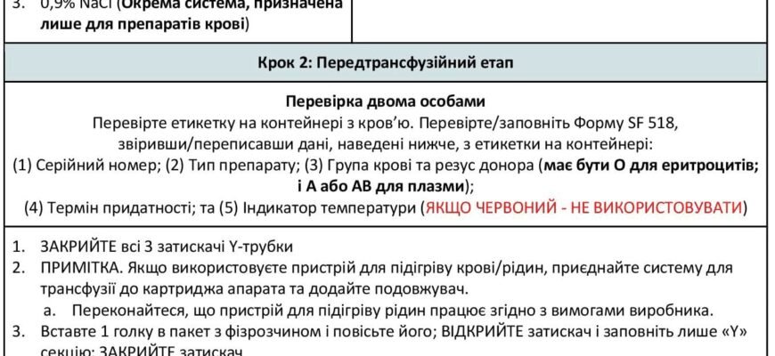 Переливання крові: наслідки, ризики та важливі аспекти процедури