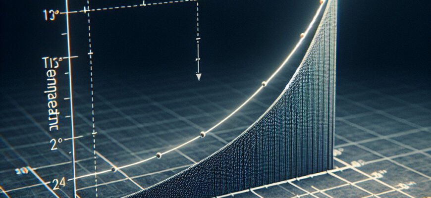 Графік, що показує залежність опору провідника від температури