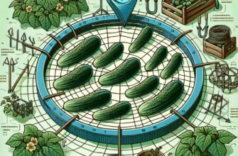 Ідеальна відстань для посадки огірків на сітку: поради та рекомендації