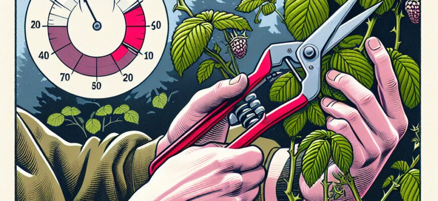 Коли та як правильно обрізати малину: оптимальна висота для зрізу