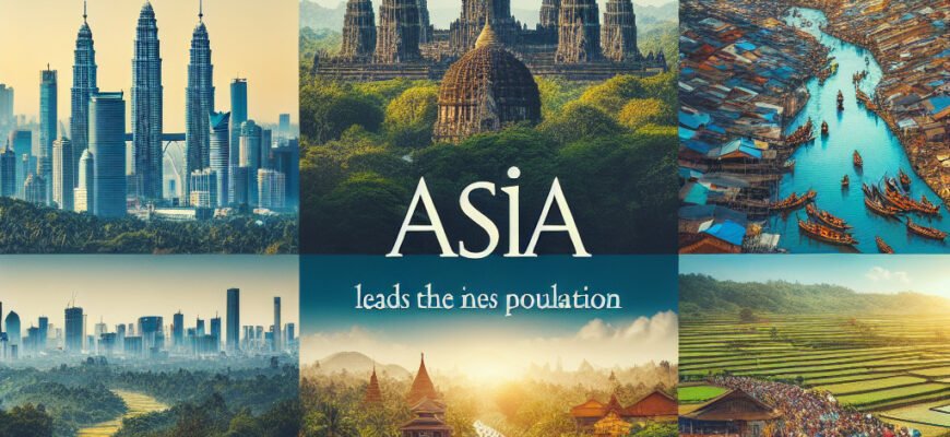 Материк з найбільшим населенням: Чому Азія лідирує у світі?