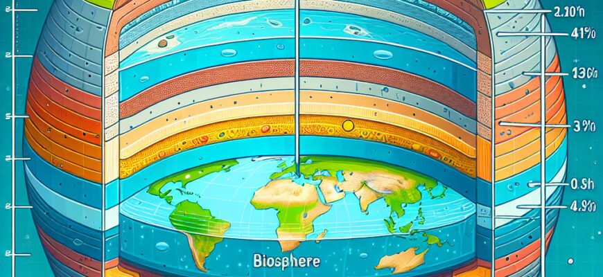 На якій глибині знаходиться нижня межа біосфери Землі?