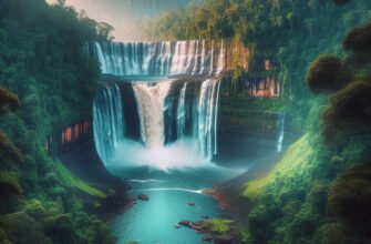 На якій річці розташований величний водоспад Вікторія?