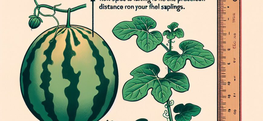На якій відстані слід садити дині: практичні рекомендації для садівників