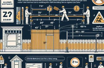 На якій відстані від межі дозволено будувати навіс: норми та правила