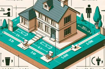 На якій відстані від межі дозволено будувати туалет: важливі норми