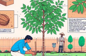 На якій відстані від межі садити горіх: правила та рекомендації