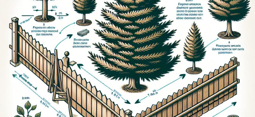 На якій відстані від паркану висаджувати туї: поради та рекомендації