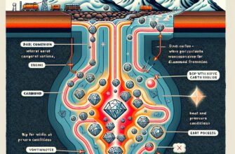 На якій висоті формуються алмази: глибини та геологічні процеси