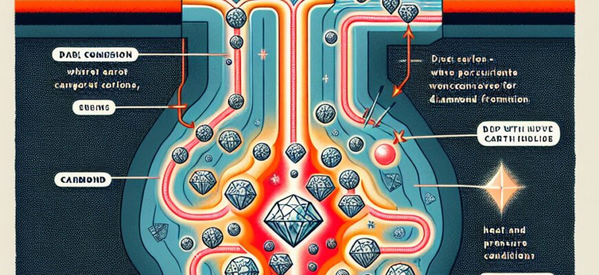 На якій висоті формуються алмази: глибини та геологічні процеси На якій висоті формуються алмази: глибини та геологічні процеси