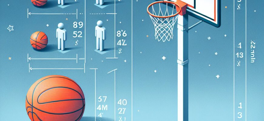 На якій висоті має розташовуватися баскетбольне кільце від землі?