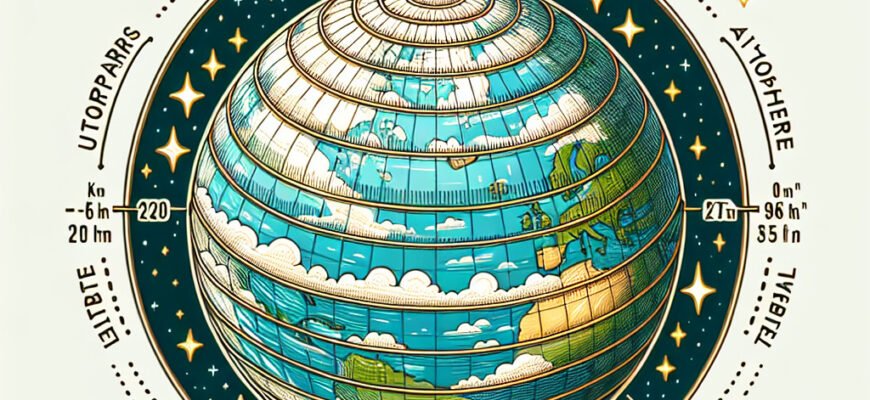 На якій висоті проходить верхня межа географічної оболонки Землі?