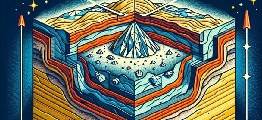 На якій висоті утворюються алмази: загадка надр Землі На якій висоті утворюються алмази: загадка надр Землі