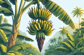 На якому дереві ростуть банани: дізнайтеся правду про цю рослину