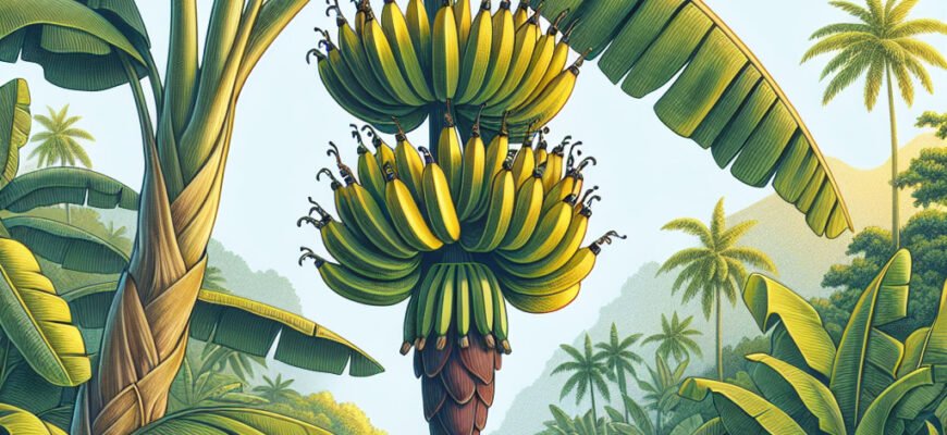 На якому дереві ростуть банани: дізнайтеся правду про цю рослину