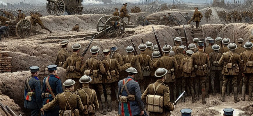 На якому фронті билися англійські, бельгійські та французькі війська?