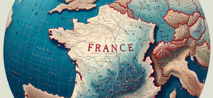 На якому материку розташована Франція: географічне розташування