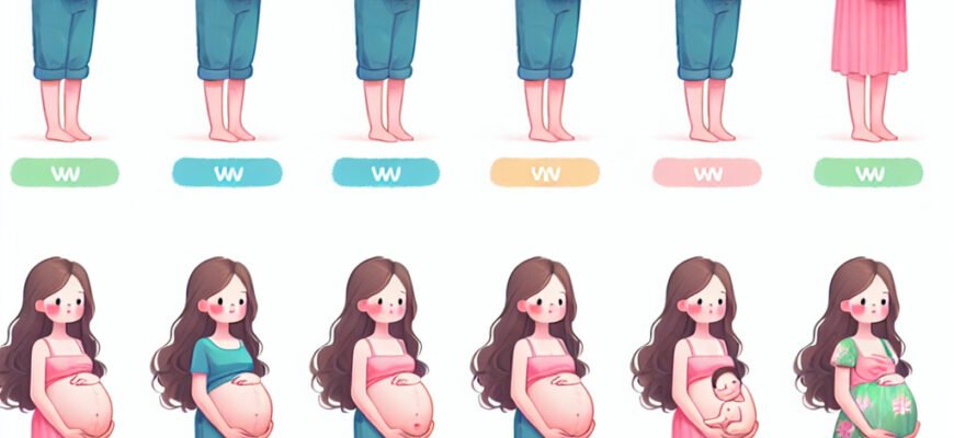 На якому тижні вагітності починає помітно зростати живіт?