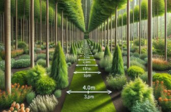 Оптимальна відстань для посадки колоновидних дерев у саду