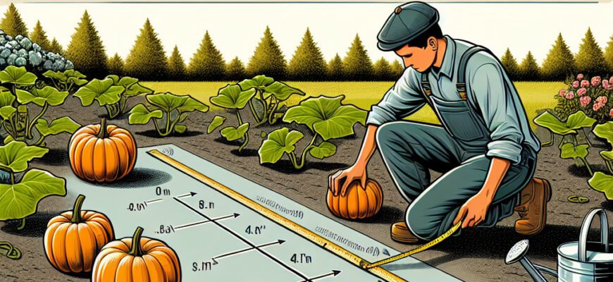 Оптимальна відстань для садіння гарбузів: поради для городників