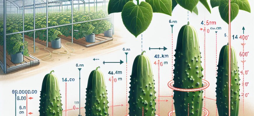 Оптимальна Відстань Посадки Огірків у Теплиці для Максимального Урожаю