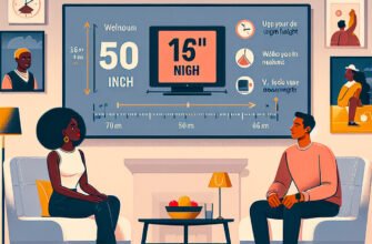 Оптимальна висота для встановлення телевізора 50 дюймів: корисні поради