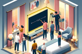 Оптимальна висота для встановлення телевізора в спальні: рекомендації