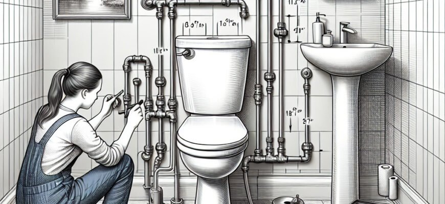 Оптимальна висота виводів під унітаз: правильний монтаж сантехніки