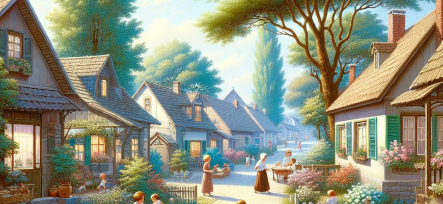 Опис вулиці у рідному селі: красоти і затишок мого дитинства