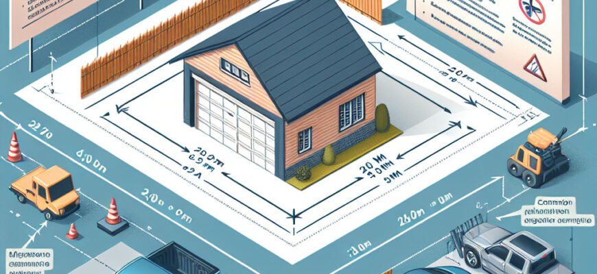 Відстань від межі для будівництва гаража: що потрібно знати власникам