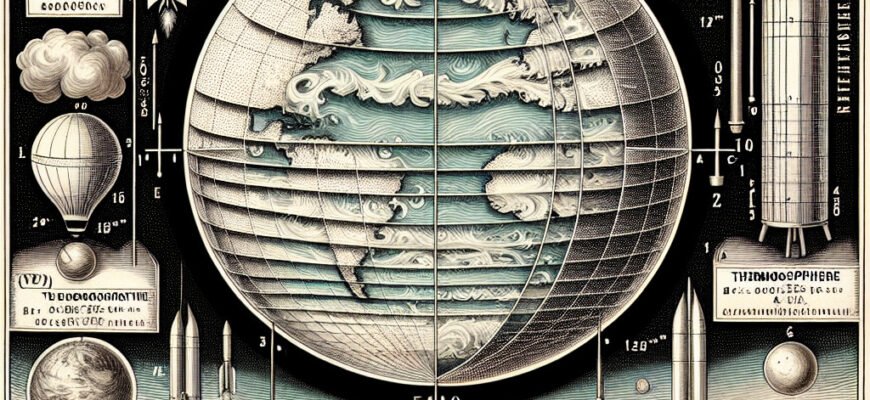 Визначення висоти верхньої межі географічної оболонки в атмосфері