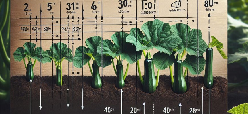 Яка оптимальна відстань для посадки кабачків: поради садівникам