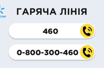 Зв’язок із гарячою лінією Київстар для вирішення питань з інтернетом