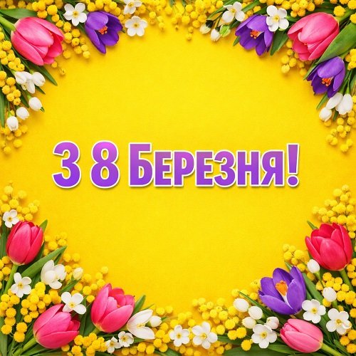 Листівки з 8 Березня – картинки з привітаннями Листівки з 8 Березня – картинки з привітаннями