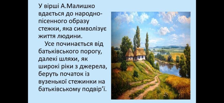 Прослухайте пісню Стежина від Андрія Малишка онлайн прямо зараз
