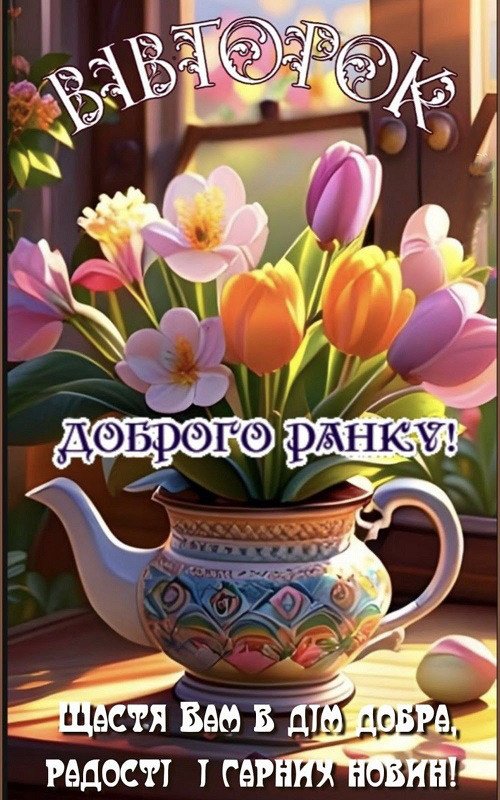 Весняний ранок вівторка