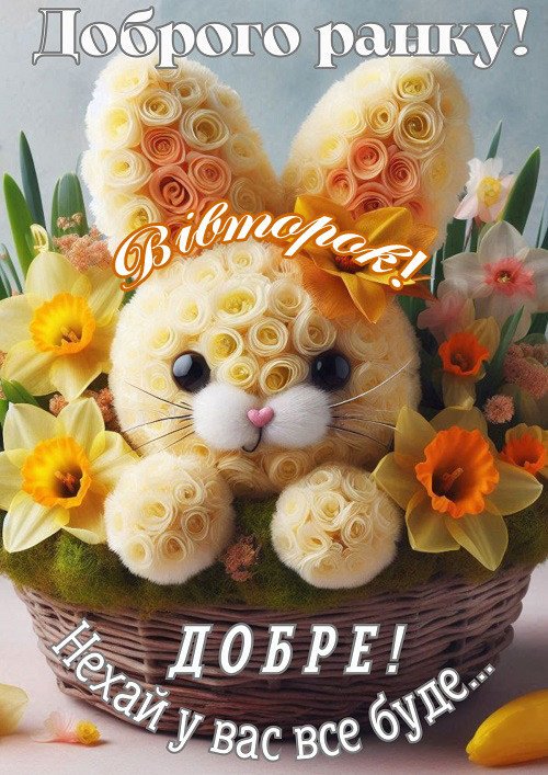 Весняний ранок вівторка