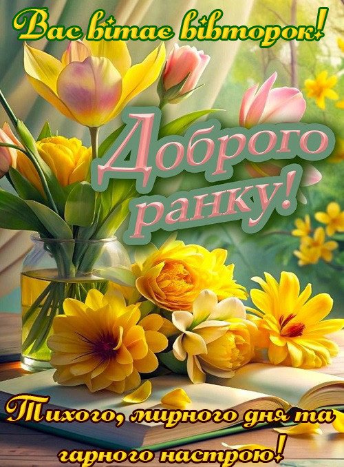 Весняний ранок вівторка